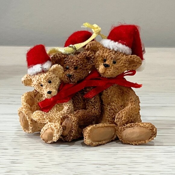 Vintage Lot Teddy Bear Ornaments Hallmark Kurt Adler Sailor Plush Old World - Picture 4 of 15